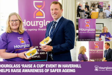 Hourglass ‘Raise a Cup’ event in Haverhill helps raise awareness of Safer Ageing  