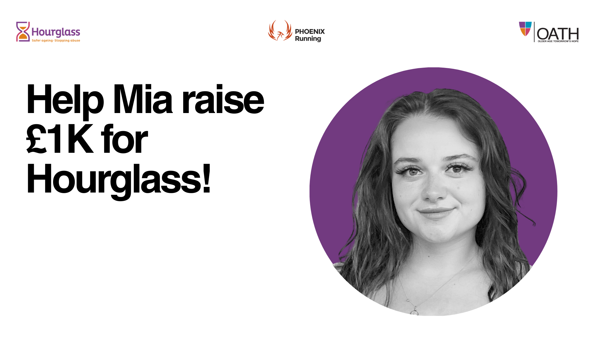 Help Mia Raise £1K for Hourglass